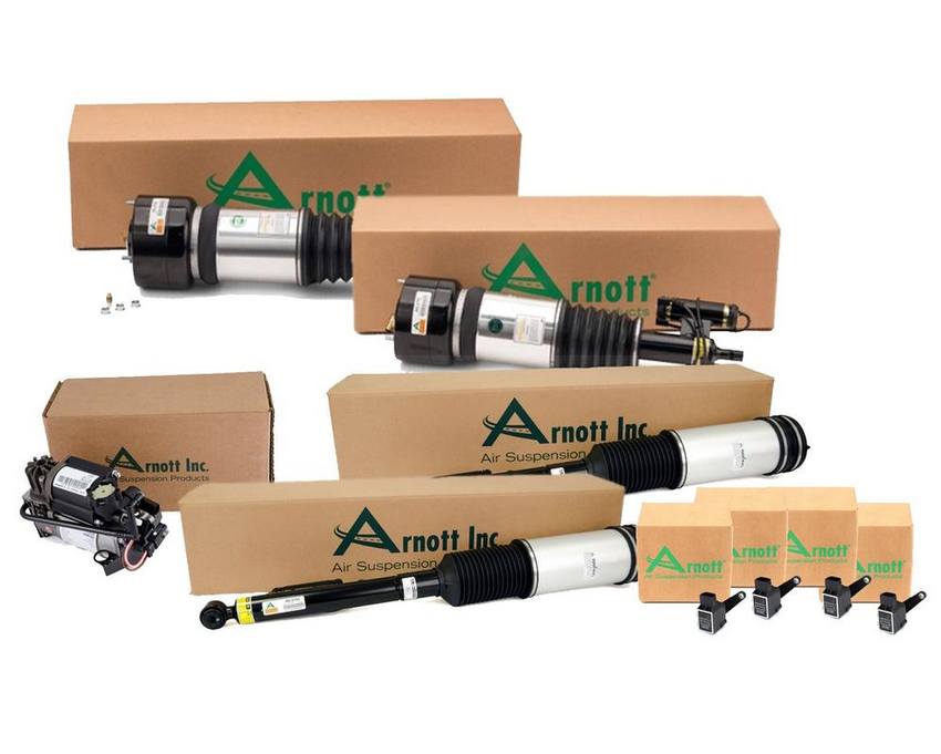 Mercedes Suspension Strut Assembly Kit Front and Rear (with Airmatic